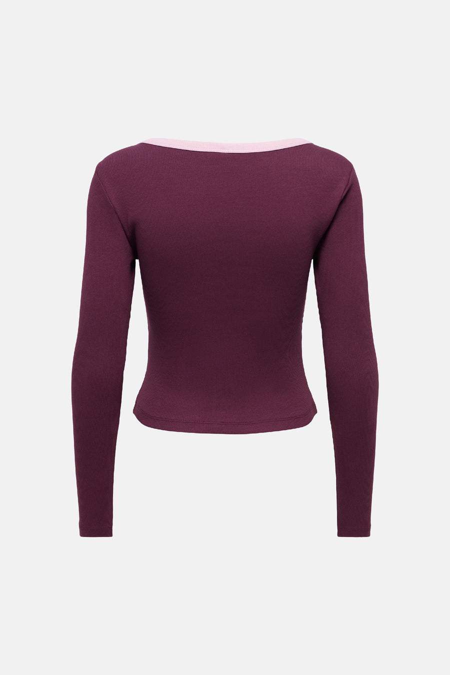 Top uni manches longues rouge - ONLY®