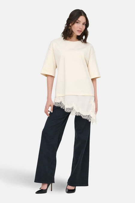 T-shirt à manches courtes - Egret