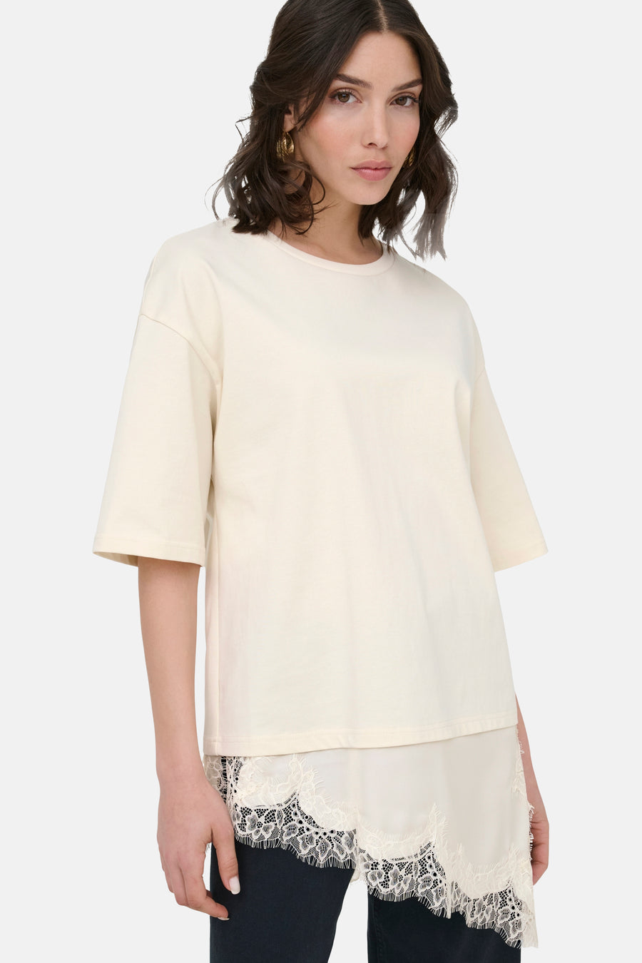 T-shirt à manches courtes - Egret