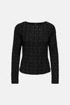 Top uni manches longues noir - ONLY®