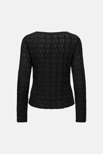 Top uni manches longues noir - ONLY®