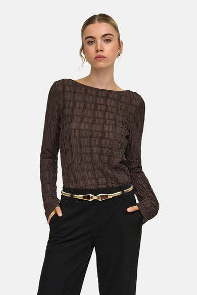 Top (lange mouwen) bruin - ONLY®