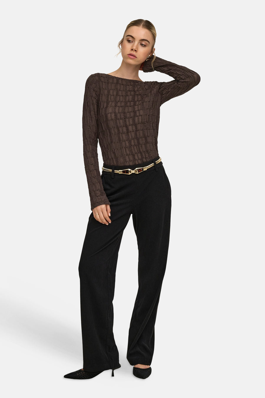 Top (lange mouwen) bruin - ONLY®