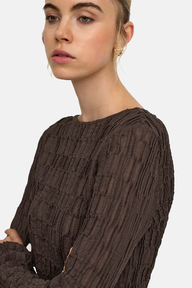 Top (lange mouwen) bruin - ONLY®