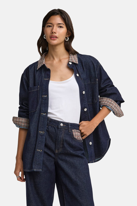 Chemisier (manches longues) dark blue denim - ONLY®