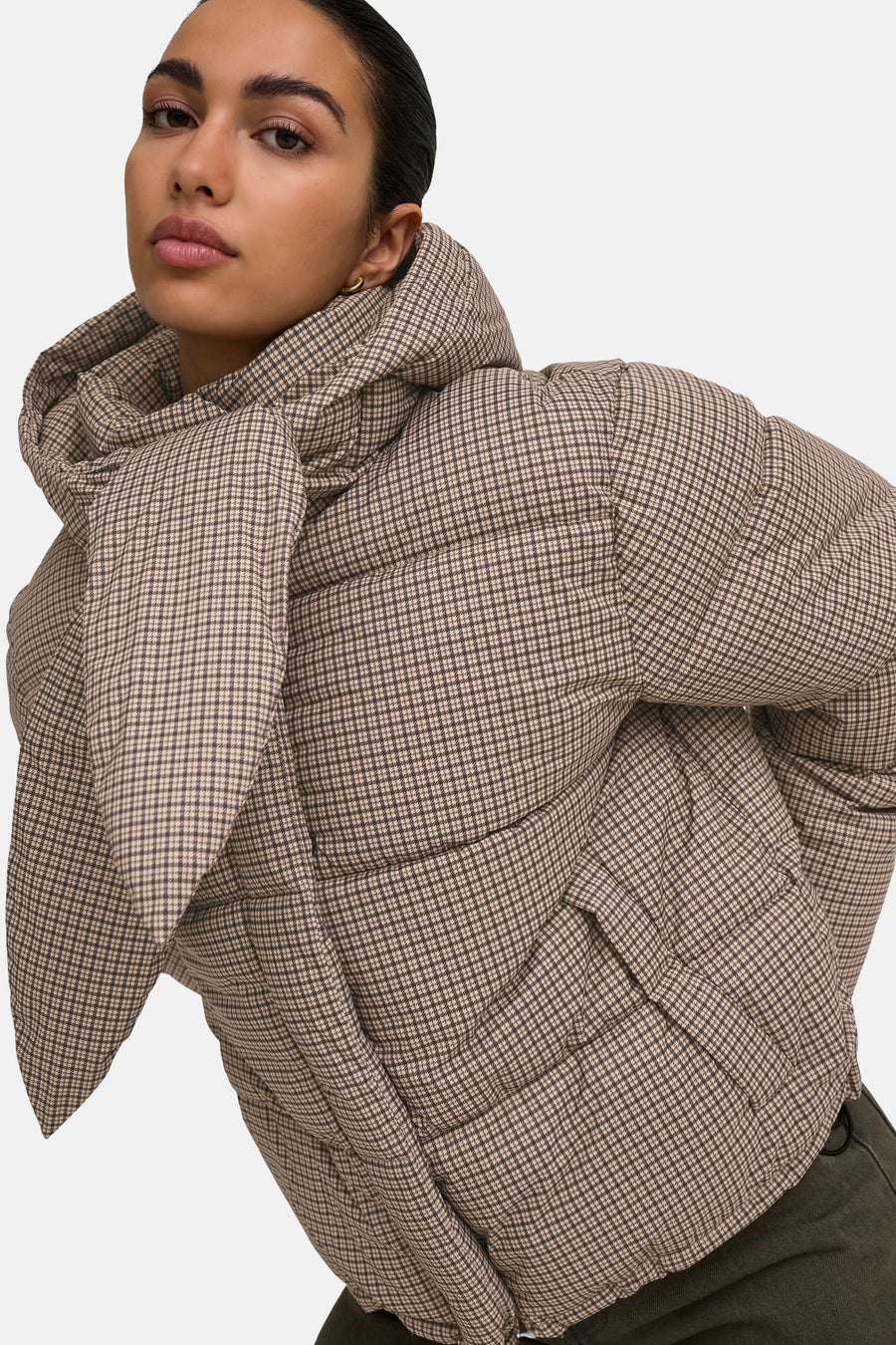 Dames tops jas gewatteerd beige - ONLY®