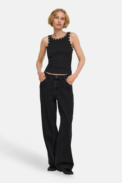 Dames tops top zonder mouwen noir - ONLY®