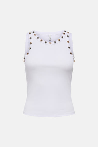Dames tops top zonder mouwen blanc - ONLY®