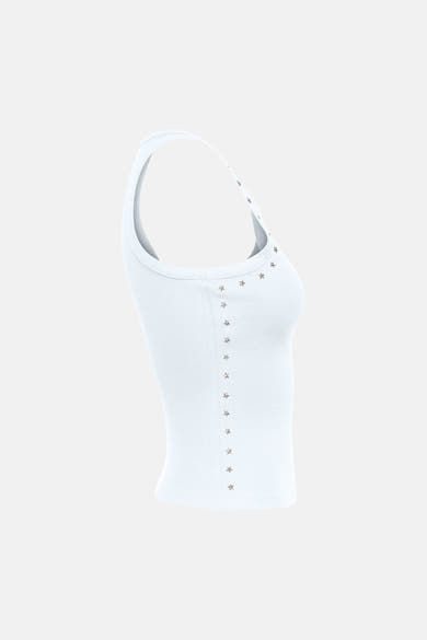 Dames tops top zonder mouwen blanc - ONLY®