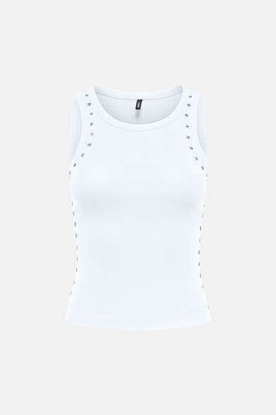 Dames tops top zonder mouwen blanc - ONLY®