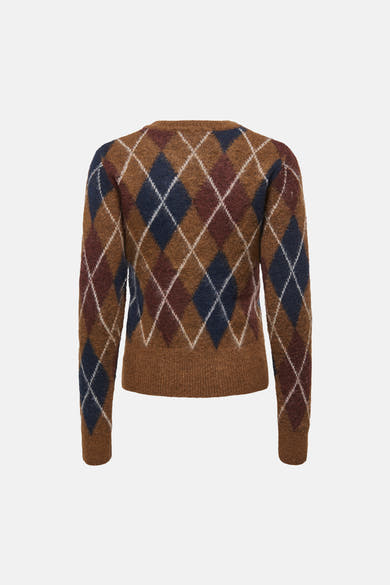 Pull col rond multicolore - JDY