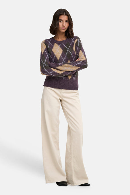 Pull col O - Plum Perfect