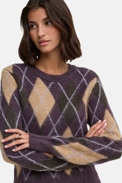 Trui met ronde hals multicolor - JDY