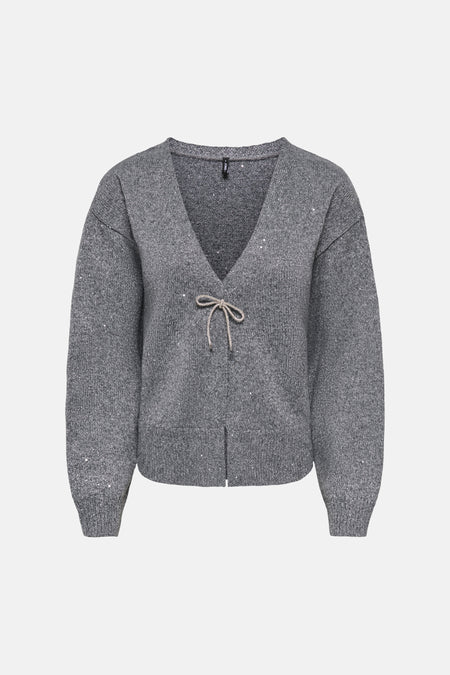 Trui met V-hals grijs - ONLY®