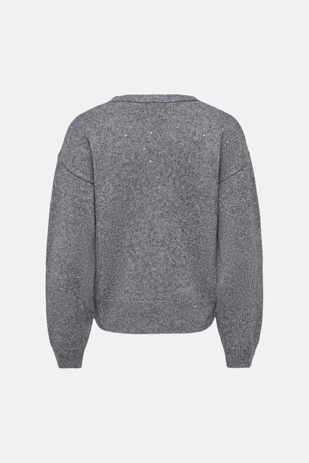 Trui met V-hals grijs - ONLY®