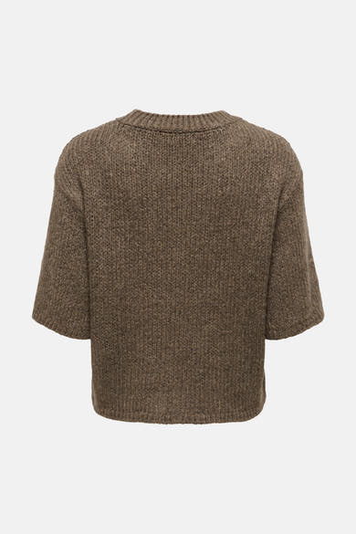 Pull col rond beige - JDY