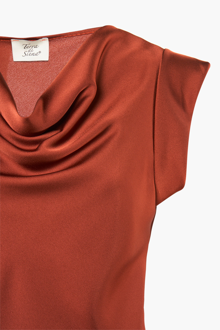 Blouse &agrave; manches courtes - brun
