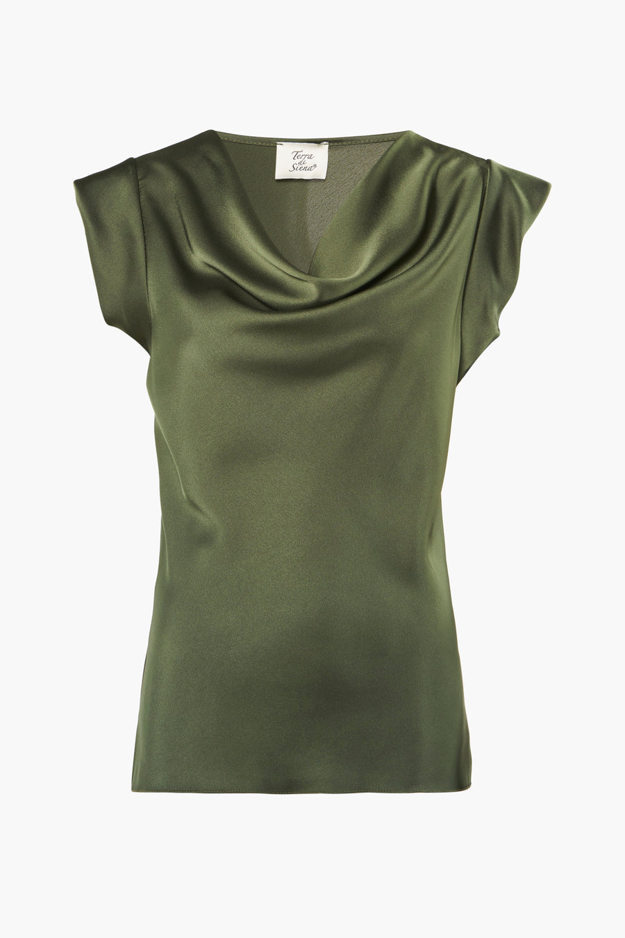Blouse met korte mouwen - blauw