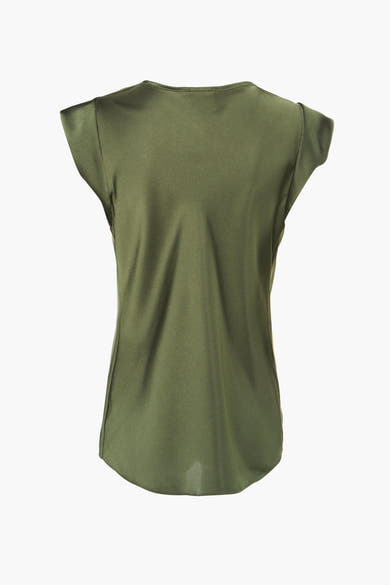 Blouse met korte mouwen - blauw