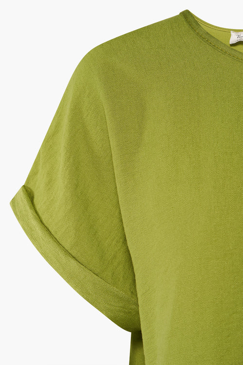 Top (korte mouwen) Groen - Terra di Siena