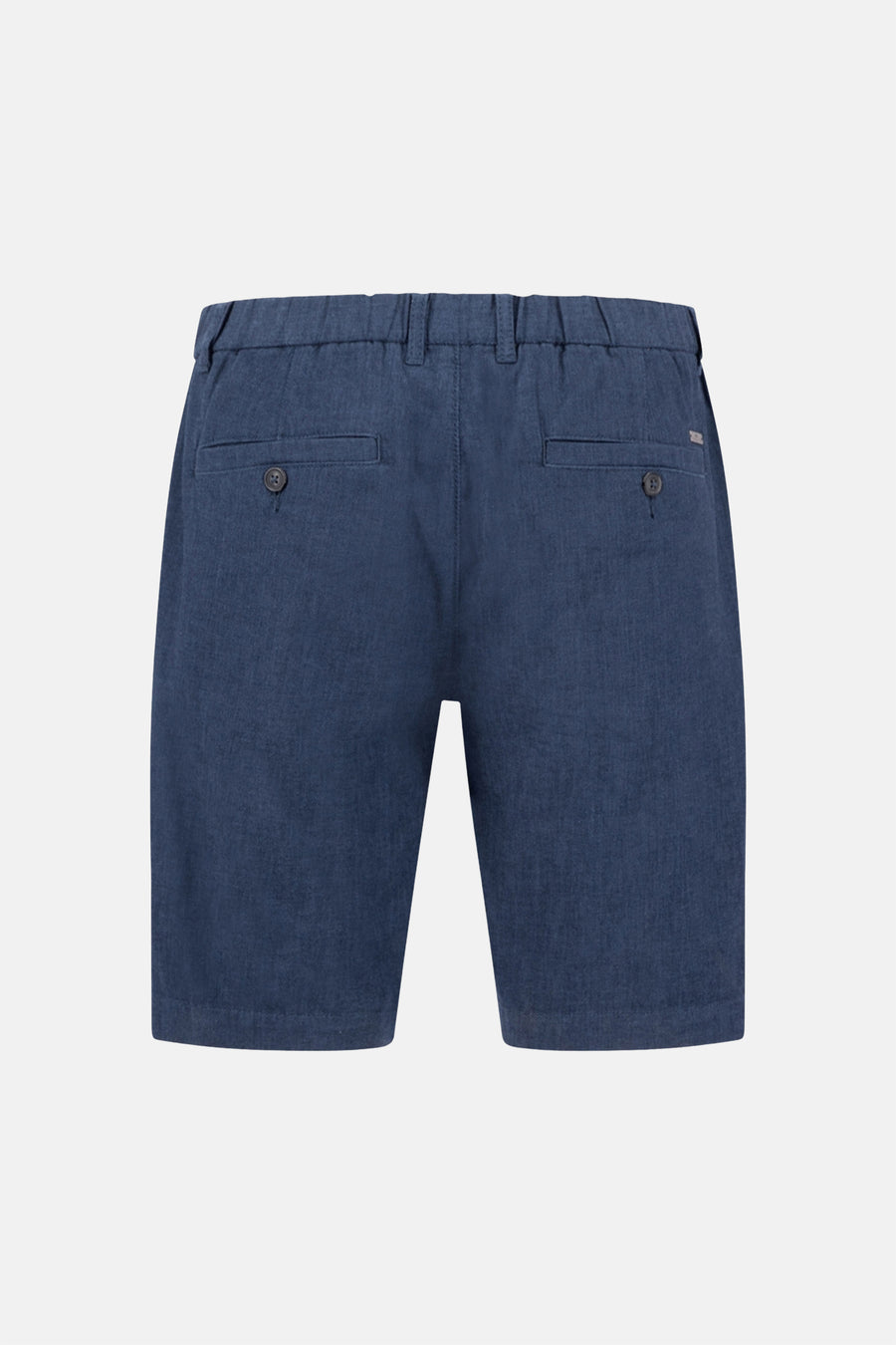 Short bleu de FYNCH-HATTON, avec poches arrière boutonnées et coupe confortable.