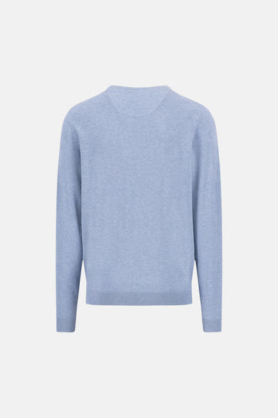 Pull O-hals - blauw