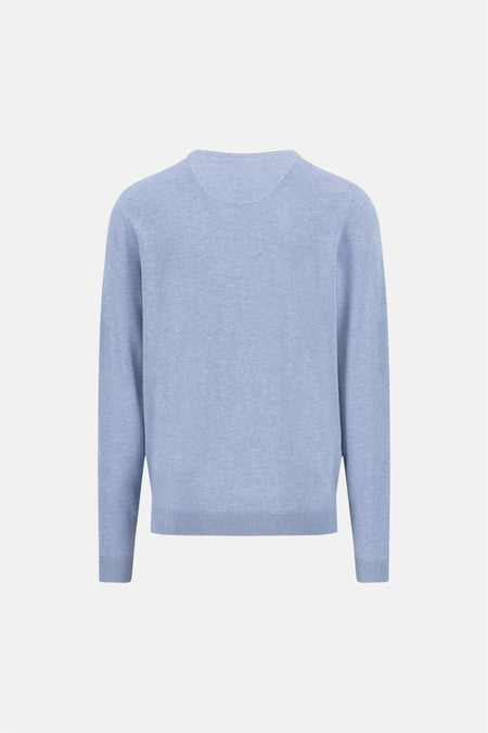 Pull O-hals - blauw