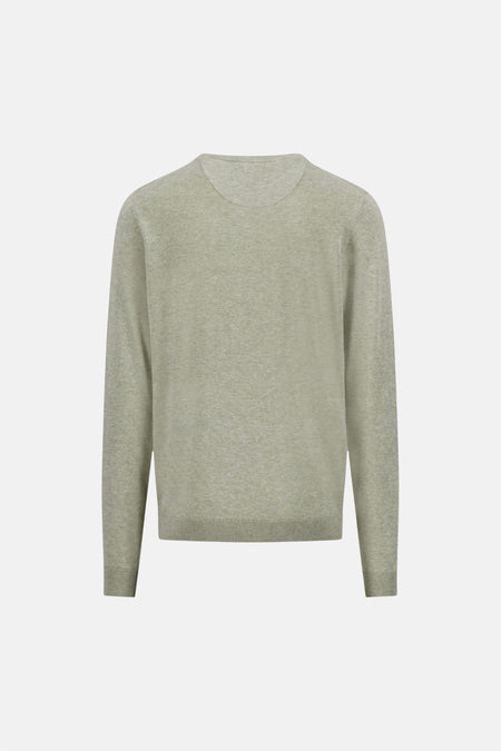 Pull O-hals - beige