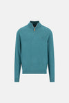 Pull met rolkraag - green