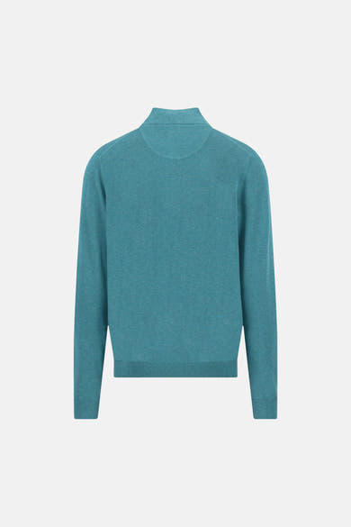 Pull met rolkraag - green