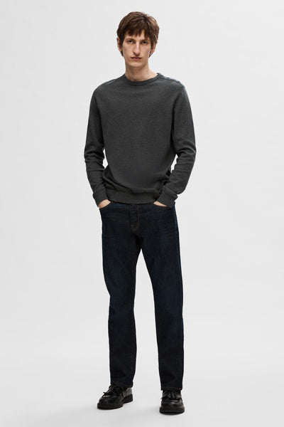 Trui met ronde hals Grijs - SELECTED