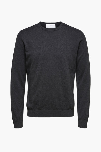 Trui met ronde hals Grijs - SELECTED