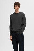 Pull col rond Gris - SELECTED