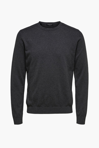 Trui met ronde hals Grijs - SELECTED
