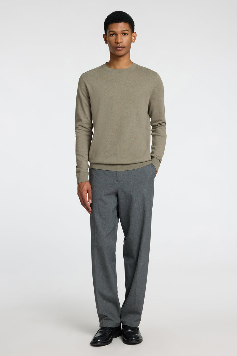 Pull col rond Vert - SELECTED