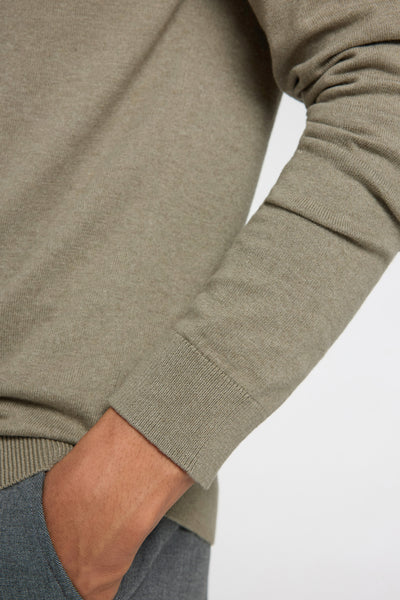 Pull col rond Vert - SELECTED