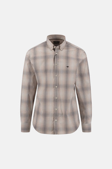 Hemd met lange mouwen - taupe