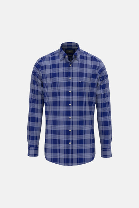 Hemd met lange mouwen - blauw