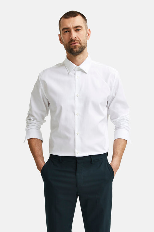 Hemd met lange mouwen - wit