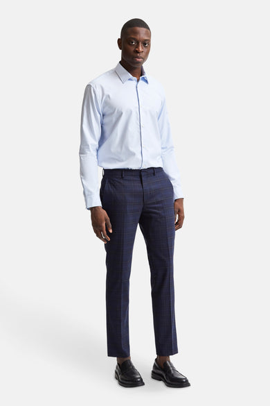 Hemd met lange mouwen - blauw