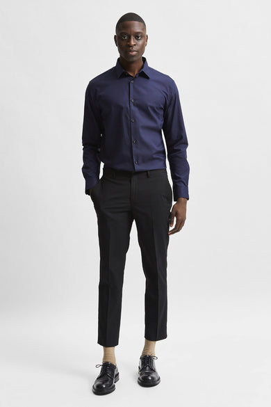 Hemd met lange mouwen - blauw