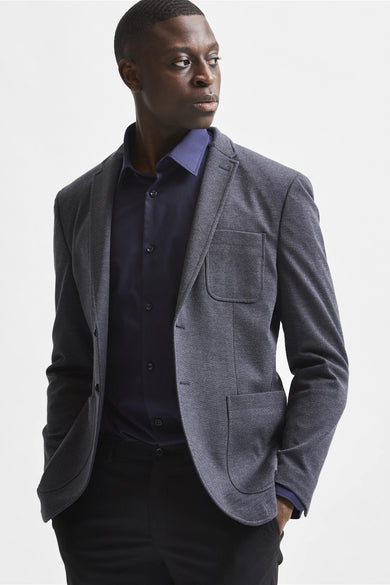 Hemd met lange mouwen - blauw