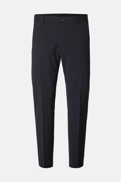 Pantalon de costume bleu de SELECTED, coupe ajustée et détails soignés.