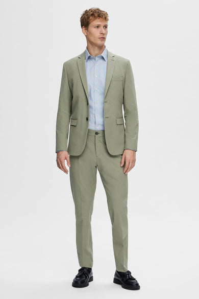 Pantalon de costume Vert - SELECTED