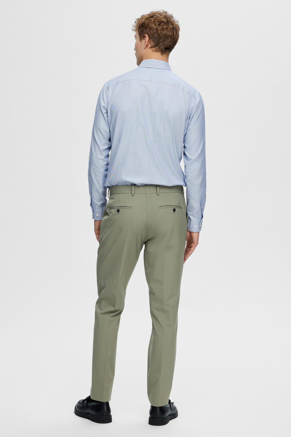 Pantalon de costume Vert - SELECTED