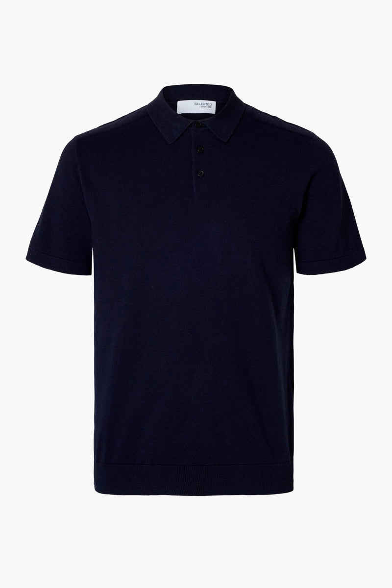 Polo bleu - SELECTED