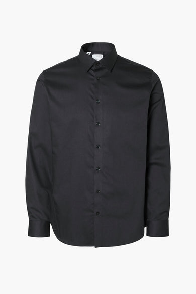 Hemd met lange mouwen - zwart