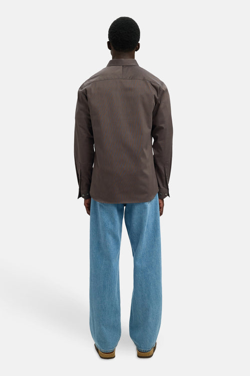 Hemd met lange mouwen - Bruin