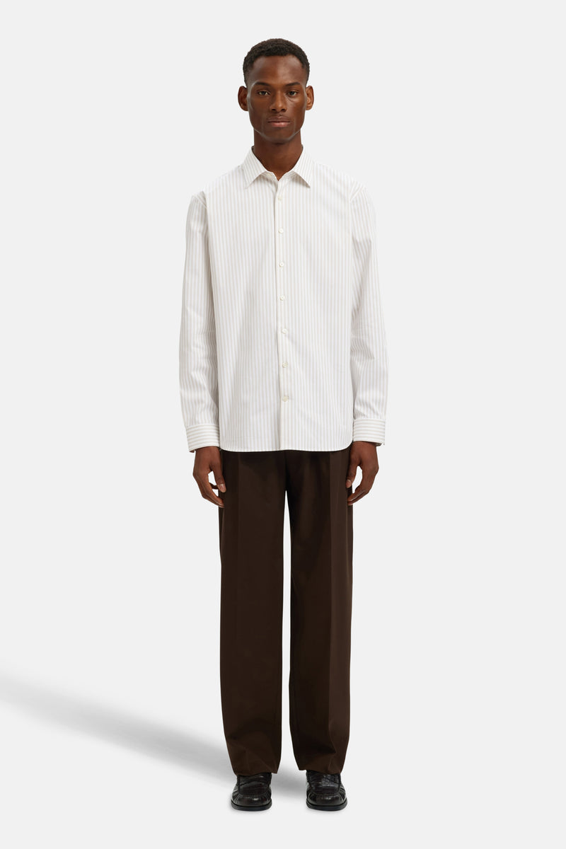 Hemd (lange mouwen) beige - SELECTED