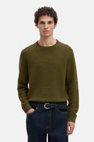 Pull col rond kahki - SELECTED